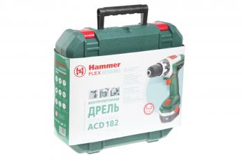 Дрель аккумуляторная Hammer Flex ACD182